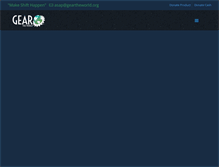 Tablet Screenshot of geartheworld.org